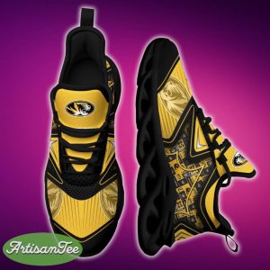 Missouri Tigers Black And White Urbanite Sports Sneakers Ideas For Men And Women Gift Max Soul Shoes - Missouri Tigers Black And White Clunky Shoes For Fans This Season_1