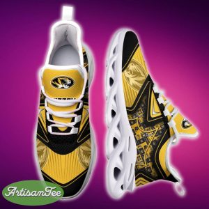 Missouri Tigers Black And White Urbanite Sports Sneakers Ideas For Men And Women Gift Max Soul Shoes - Missouri Tigers Black And White Clunky Shoes For Fans This Season_6