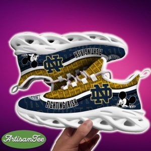 Notre Dame Fighting Irish Black And White Clunky Sneaker NCAA Teams For Fans Running Shoes New Clunky Sneakers - Notre Dame Fighting Irish Black And White Clunky Sneakers For Fans This Season, Custom Sport Shoes_6