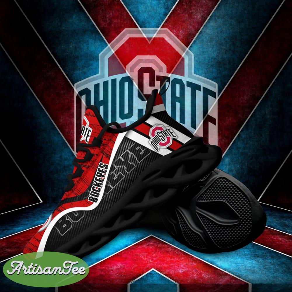 ohio state buckeyes max soul shoes ncaa teams for fans running shoes new clunky sneakers 2 Ohio State Buckeyes Max Soul Shoes NCAA Teams For Fans Running Shoes New Clunky Sneakers - Ohio State Buckeyes Max Soul Shoes New Arrivals Best Gift Ever_3