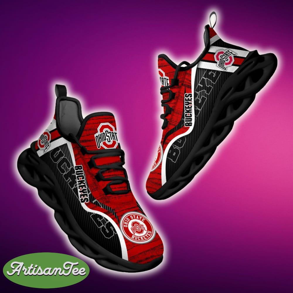 ohio state buckeyes max soul shoes ncaa teams for fans running shoes new clunky sneakers 3 Ohio State Buckeyes Max Soul Shoes NCAA Teams For Fans Running Shoes New Clunky Sneakers - Ohio State Buckeyes Max Soul Shoes New Arrivals Best Gift Ever_4