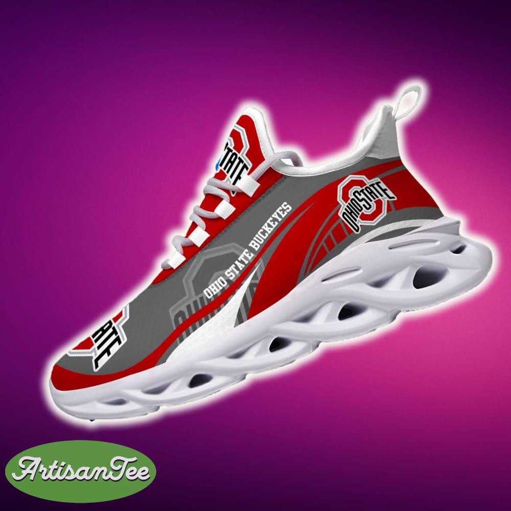 Ohio State Buckeyes Sneaker NCAA Teams For Fans Running Shoes Best Chunky Sneakers - Ohio State Buckeyes Sneakers Max Soul Trending Summer 51190_1