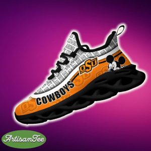 Oklahoma State Cowboys Black And White Symbolize Sports Sneakers Ideas For Men And Women Gift Max Soul Shoes - Oklahoma State Cowboys Black And White Clunky Sneakers For Fans This Season, Custom Sport Shoes_2