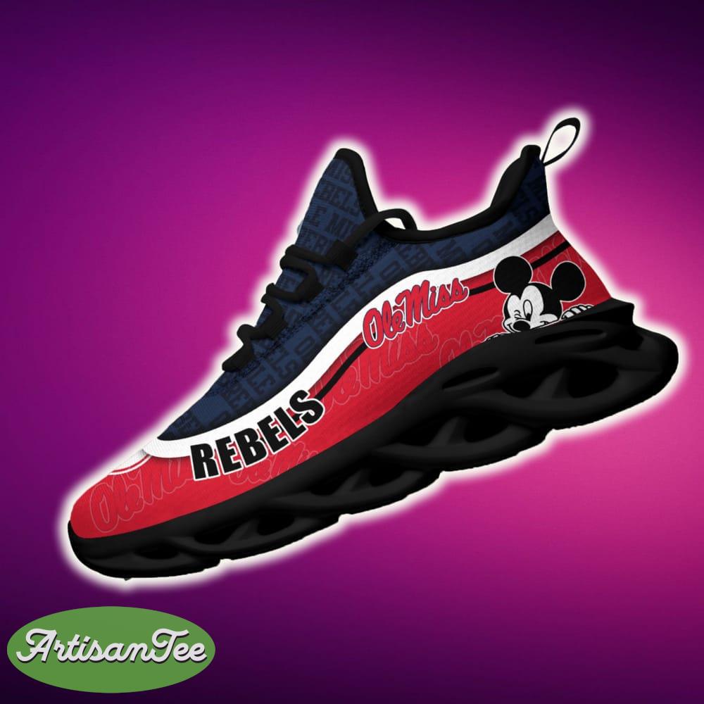 ole miss rebels black and white imagery sports sneakers ideas for men and women gift max soul shoes 1 Ole Miss Rebels Black And White Imagery Sports Sneakers Ideas For Men And Women Gift Max Soul Shoes - Ole Miss Rebels Black And White Clunky Sneakers For Fans This Season, Custom Sport Shoes_2