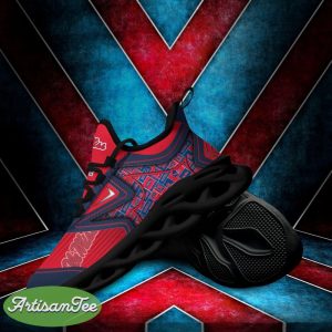 Ole Miss Rebels Black And White Imprint Sports Sneakers Ideas For Men And Women Gift Max Soul Shoes - Ole Miss Rebels Black And White Clunky Shoes For Fans This Season_4