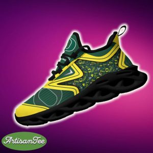 Oregon Ducks Black And White Chunky Shoes NCAA Teams For Fans Running Shoes Best Chunky Sneakers - Oregon Ducks Black And White Clunky Shoes For Fans This Season_3