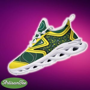 Oregon Ducks Black And White Chunky Shoes NCAA Teams For Fans Running Shoes Best Chunky Sneakers - Oregon Ducks Black And White Clunky Shoes For Fans This Season_5