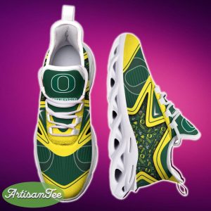 Oregon Ducks Black And White Chunky Shoes NCAA Teams For Fans Running Shoes Best Chunky Sneakers - Oregon Ducks Black And White Clunky Shoes For Fans This Season_6