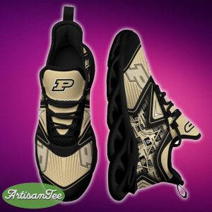 Purdue Boilermakers Black And White Unveil Sports Sneakers Ideas For Men And Women Gift Max Soul Shoes - Purdue Boilermakers Black And White Clunky Shoes For Fans This Season_1