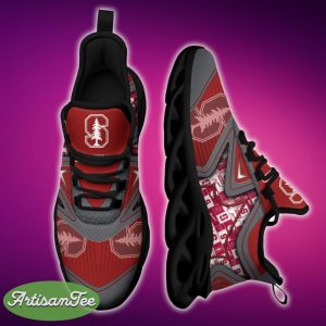 Stanford Cardinal Black And White Energize Sports Sneakers Ideas For Men And Women Gift Max Soul Shoes - Stanford Cardinal Black And White Clunky Shoes For Fans This Season_1
