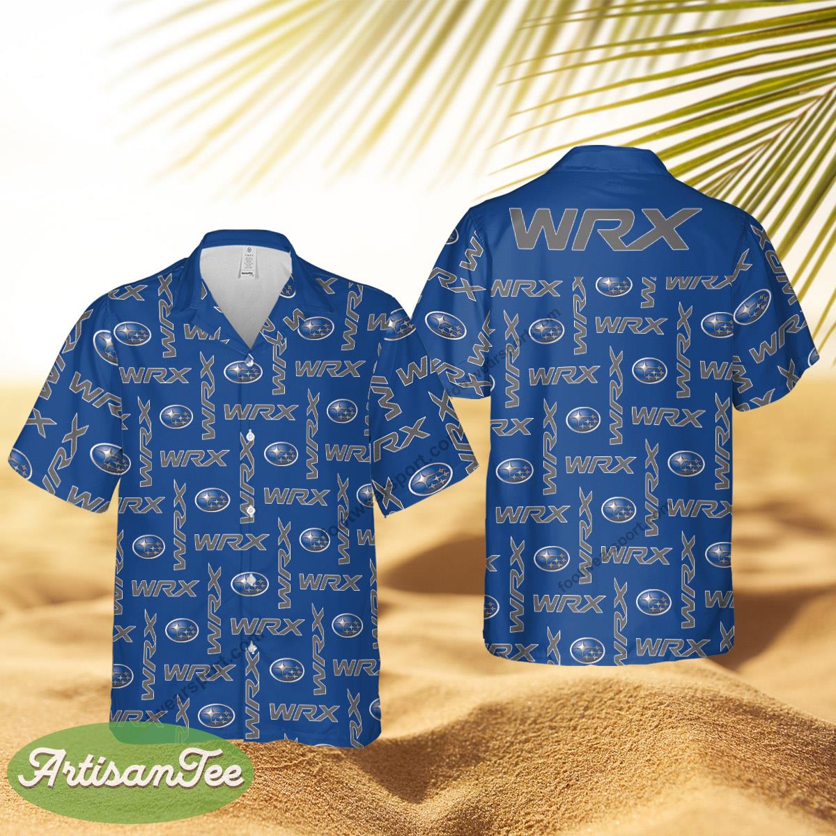 Subaru WRX Sti Car Racing Brand Island Brand Beach Hawaiian Shirt For Summer - Subaru WRX Sti Car Racing Brand Island Brand Beach Hawaiian Shirt For Summer