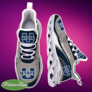 Utah State Aggies Sneaker NCAA Teams For Fans Running Shoes Best Chunky Sneakers - Utah State Aggies Sneakers Max Soul Trending Summer 51190_3