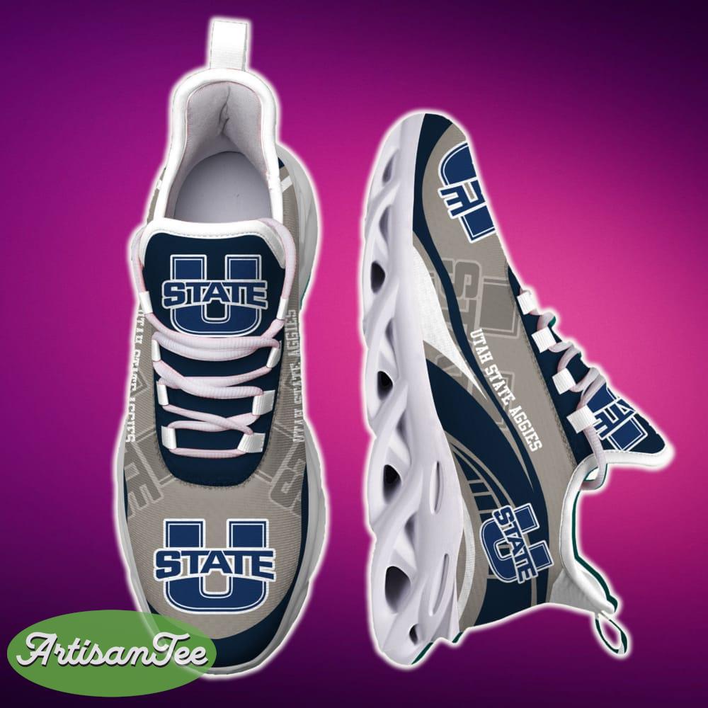 Utah State Aggies Sneaker NCAA Teams For Fans Running Shoes Best Chunky Sneakers - Utah State Aggies Sneakers Max Soul Trending Summer 51190_3