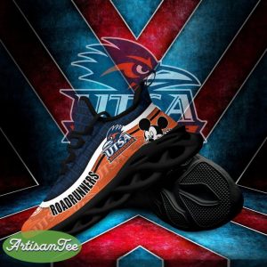 UTSA Roadrunners Black And White Clunky Sneaker NCAA Teams For Fans Running Shoes New Clunky Sneakers - UTSA Roadrunners Black And White Clunky Sneakers For Fans This Season, Custom Sport Shoes_3