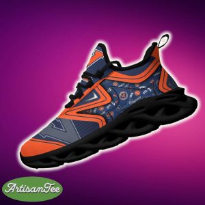 Virginia Cavaliers Black And White Performance Sports Sneakers Ideas For Men And Women Gift Max Soul Shoes - Virginia Cavaliers Black And White Clunky Shoes For Fans This Season_3