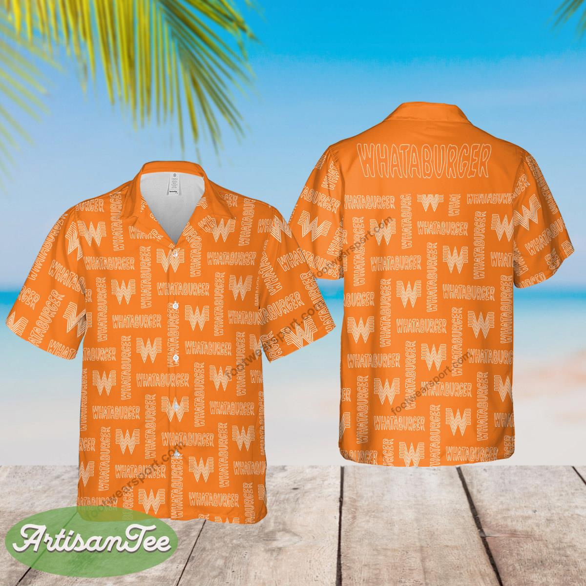 WHATABURGER Brand Beach Brand New AOP Hawaiian Shirt Men And Women Gift - WHATABURGER Brand Beach Brand New AOP Hawaiian Shirt Men And Women Gift