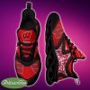 Wisconsin Badgers Black And White Style Sports Sneakers Ideas For Men And Women Gift Max Soul Shoes - Wisconsin Badgers Black And White Clunky Shoes For Fans This Season_1