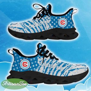 Chicago Fire Blue New Chunky Shoes Camo Logo Printed For Men And Women Gift Fans Max Soul Sneakers - Chicago Fire Clunky Sneakers Photo 7