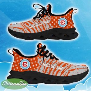 Chicago Fire Orange New Chunky Shoes Camo Logo Printed For Men And Women Gift Fans Max Soul Sneakers - Chicago Fire Clunky Sneakers Photo 8