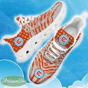 Chicago Fire Orange New Chunky Shoes Camo Logo Printed For Men And Women Gift Fans Max Soul Sneakers - Chicago Fire Clunky Sneakers Photo 18