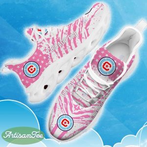 Chicago Fire Pink New Chunky Shoes Camo Logo Printed For Men And Women Gift Fans Max Soul Sneakers - Chicago Fire Clunky Sneakers Photo 20
