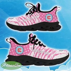 Chicago Fire Pink New Chunky Shoes Camo Logo Printed For Men And Women Gift Fans Max Soul Sneakers - Chicago Fire Clunky Sneakers Photo 10