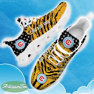 Chicago Fire Yellow New Chunky Shoes Camo Logo Printed For Men And Women Gift Fans Max Soul Sneakers - Chicago Fire Clunky Sneakers Photo 14
