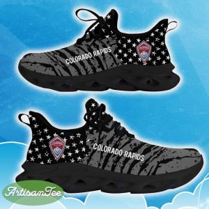 Colorado Rapids Black New Chunky Shoes Camo Logo Printed For Men And Women Gift Fans Max Soul Sneakers - Colorado Rapids Clunky Sneakers Photo 1