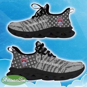 Colorado Rapids Grey New Chunky Shoes Camo Logo Printed For Men And Women Gift Fans Max Soul Sneakers - Colorado Rapids Clunky Sneakers Photo 3