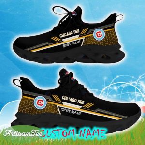 Custom Name Chicago Fire Yellow Color Best Running Shoes For Fans Gift Men And Women Clunky Sneakers - Chicago Fire Chunky Shoes Personalized Photo 4