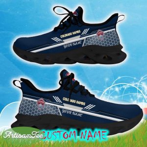 Custom Name Colorado Rapids Navy Color Best Running Shoes For Fans Gift Men And Women Clunky Sneakers - Colorado Rapids Chunky Shoes Personalized Photo 2
