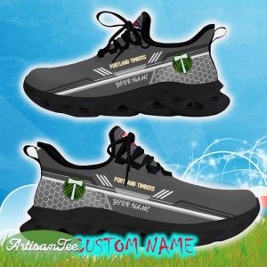 Custom Name Portland Timbers Grey Color Best Running Shoes For Fans Gift Men And Women Clunky Sneakers - Portland Timbers Chunky Shoes Personalized Photo 3