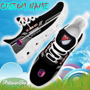 Custom Name St. Louis City SC Black Color Best Running Shoes For Fans Gift Men And Women Clunky Sneakers - St. Louis City SC Chunky Shoes Personalized Photo 11