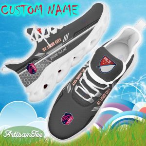 Custom Name St. Louis City SC Grey Color Best Running Shoes For Fans Gift Men And Women Clunky Sneakers - St. Louis City SC Chunky Shoes Personalized Photo 13