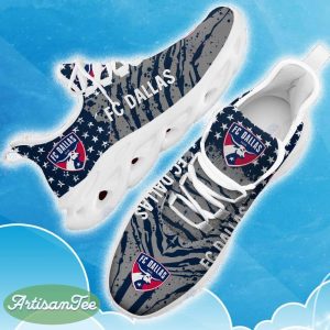 Fc Dallas Navy New Chunky Shoes Camo Logo Printed For Men And Women Gift Fans Max Soul Sneakers - Fc Dallas Clunky Sneakers Photo 12