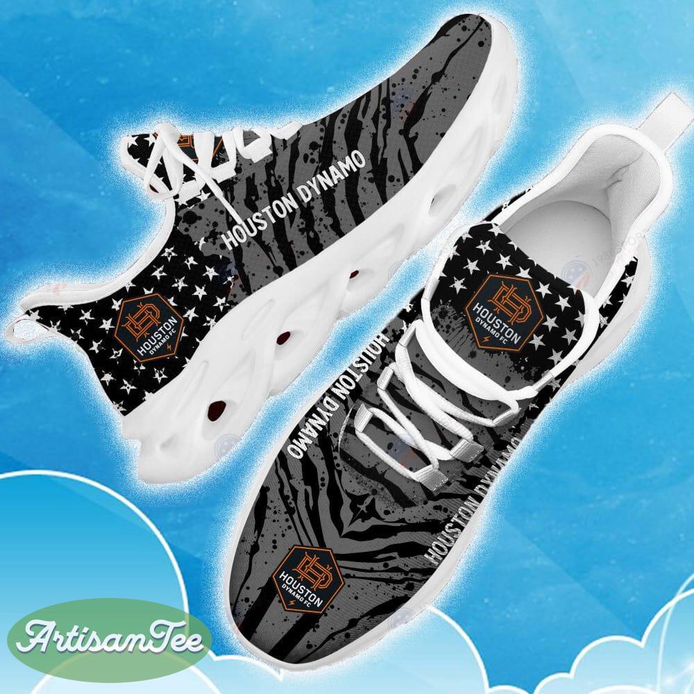 Houston Dynamo Black New Chunky Shoes Camo Logo Printed For Men And Women Gift Fans Max Soul Sneakers - Houston Dynamo Clunky Sneakers Photo 11