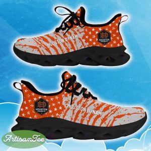 Houston Dynamo Orange New Chunky Shoes Camo Logo Printed For Men And Women Gift Fans Max Soul Sneakers - Houston Dynamo Clunky Sneakers Photo 8