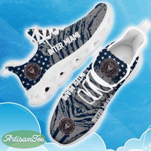 Inter Miami Navy New Chunky Shoes Camo Logo Printed For Men And Women Gift Fans Max Soul Sneakers - Inter Miami Clunky Sneakers Photo 12