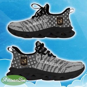 Los Angeles Grey New Chunky Shoes Camo Logo Printed For Men And Women Gift Fans Max Soul Sneakers - Los Angeles Clunky Sneakers Photo 3