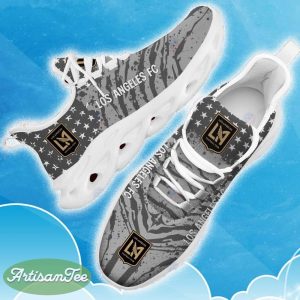 Los Angeles Grey New Chunky Shoes Camo Logo Printed For Men And Women Gift Fans Max Soul Sneakers - Los Angeles Clunky Sneakers Photo 13