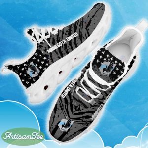 Minnesota United Black New Chunky Shoes Camo Logo Printed For Men And Women Gift Fans Max Soul Sneakers - Minnesota United Clunky Sneakers Photo 11
