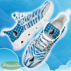 Minnesota United Blue New Chunky Shoes Camo Logo Printed For Men And Women Gift Fans Max Soul Sneakers - Minnesota United Clunky Sneakers Photo 17