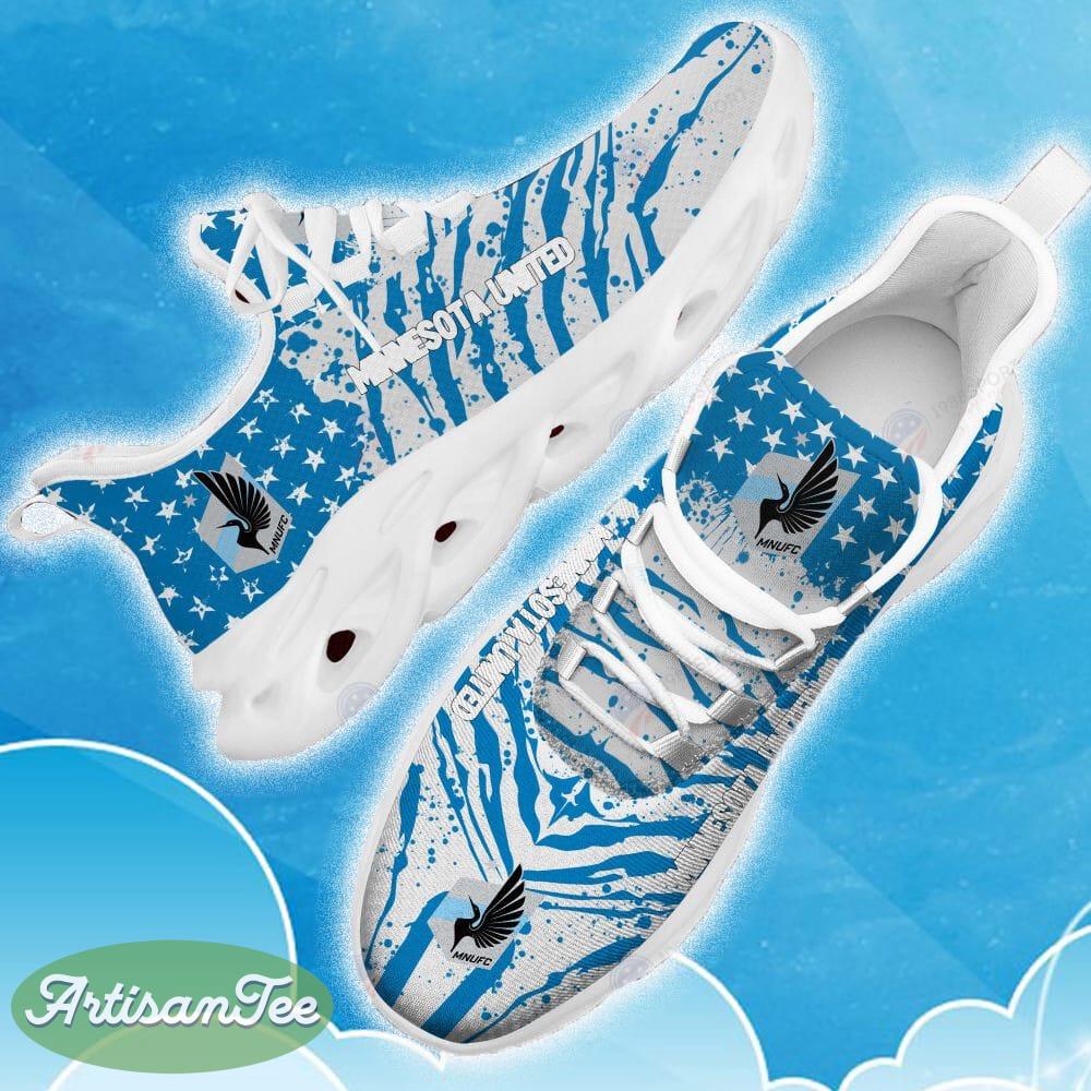 Minnesota United Blue New Chunky Shoes Camo Logo Printed For Men And Women Gift Fans Max Soul Sneakers - Minnesota United Clunky Sneakers Photo 17