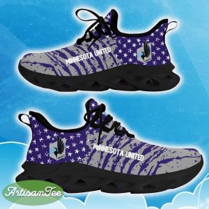 Minnesota United Purple New Chunky Shoes Camo Logo Printed For Men And Women Gift Fans Max Soul Sneakers - Minnesota United Clunky Sneakers Photo 9