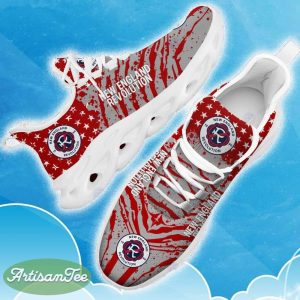 New England Revolution Red New Chunky Shoes Camo Logo Printed For Men And Women Gift Fans Max Soul Sneakers - New England Revolution Clunky Sneakers Photo 15