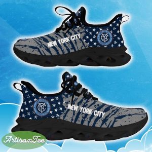 New York City Navy New Chunky Shoes Camo Logo Printed For Men And Women Gift Fans Max Soul Sneakers - New York City Clunky Sneakers Photo 2