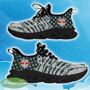 New York Red Bulls Green New Chunky Shoes Camo Logo Printed For Men And Women Gift Fans Max Soul Sneakers - New York Red Bulls Clunky Sneakers Photo 6