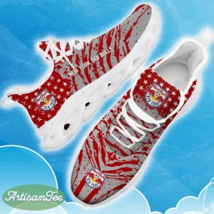 New York Red Bulls Red New Chunky Shoes Camo Logo Printed For Men And Women Gift Fans Max Soul Sneakers - New York Red Bulls Clunky Sneakers Photo 15