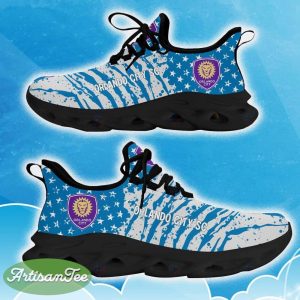 Orlando City SC Blue New Chunky Shoes Camo Logo Printed For Men And Women Gift Fans Max Soul Sneakers - Orlando City SC Clunky Sneakers Photo 7