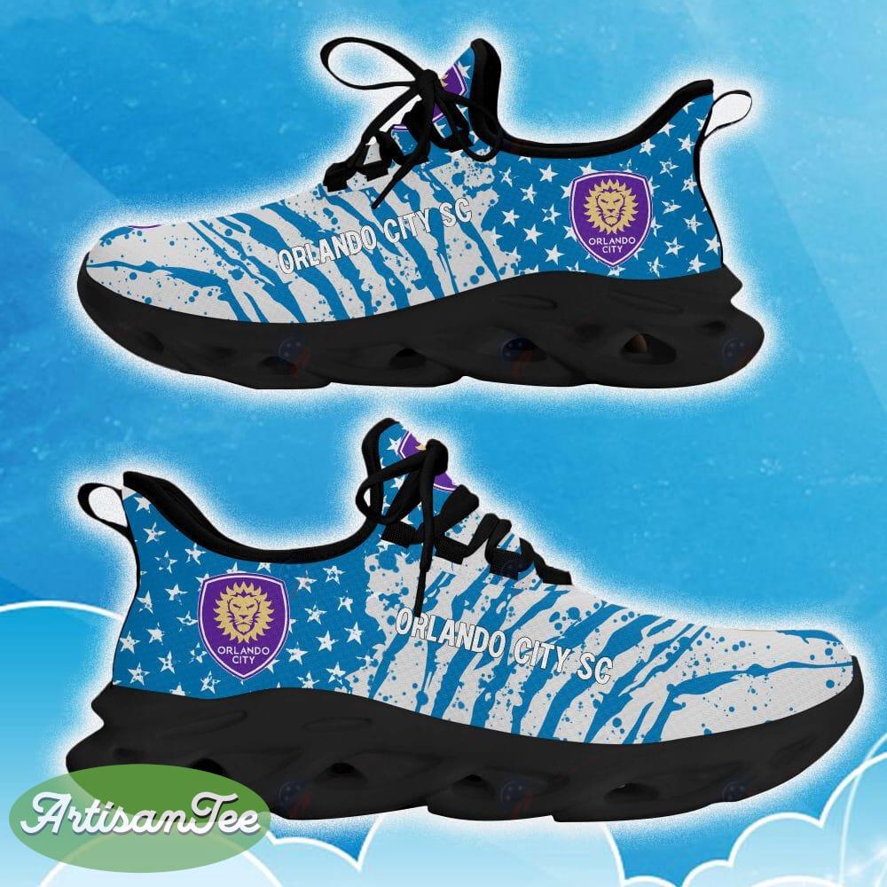 Orlando City SC Blue New Chunky Shoes Camo Logo Printed For Men And Women Gift Fans Max Soul Sneakers - Orlando City SC Clunky Sneakers Photo 7